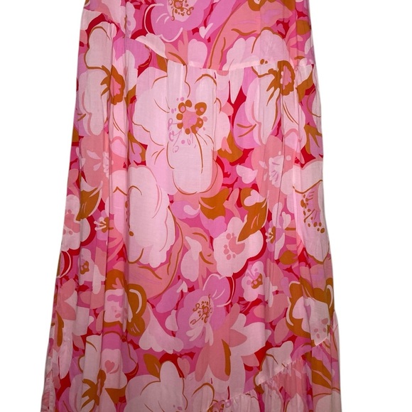 Mink Pink Josie Floral Pink Maxi Skirt Size XS - Picture 3 of 8